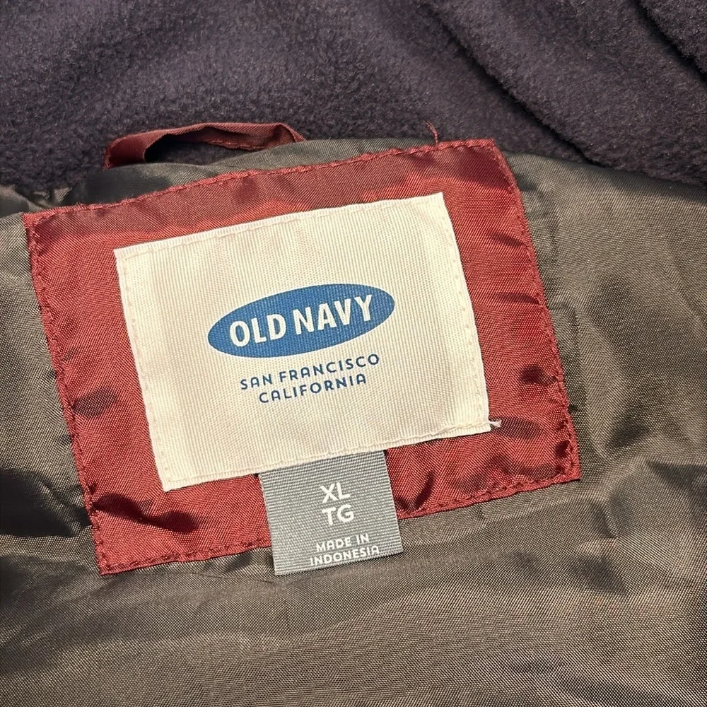 Mens Old Navy Puffer Zip-Up Vest • Sz XL • NEW!